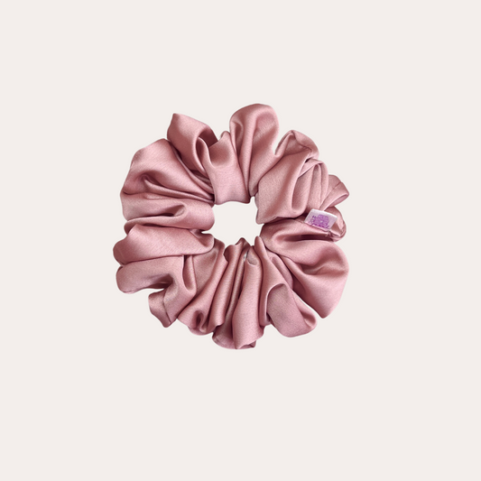 Satin Silk Scrunchie Set in Delicate