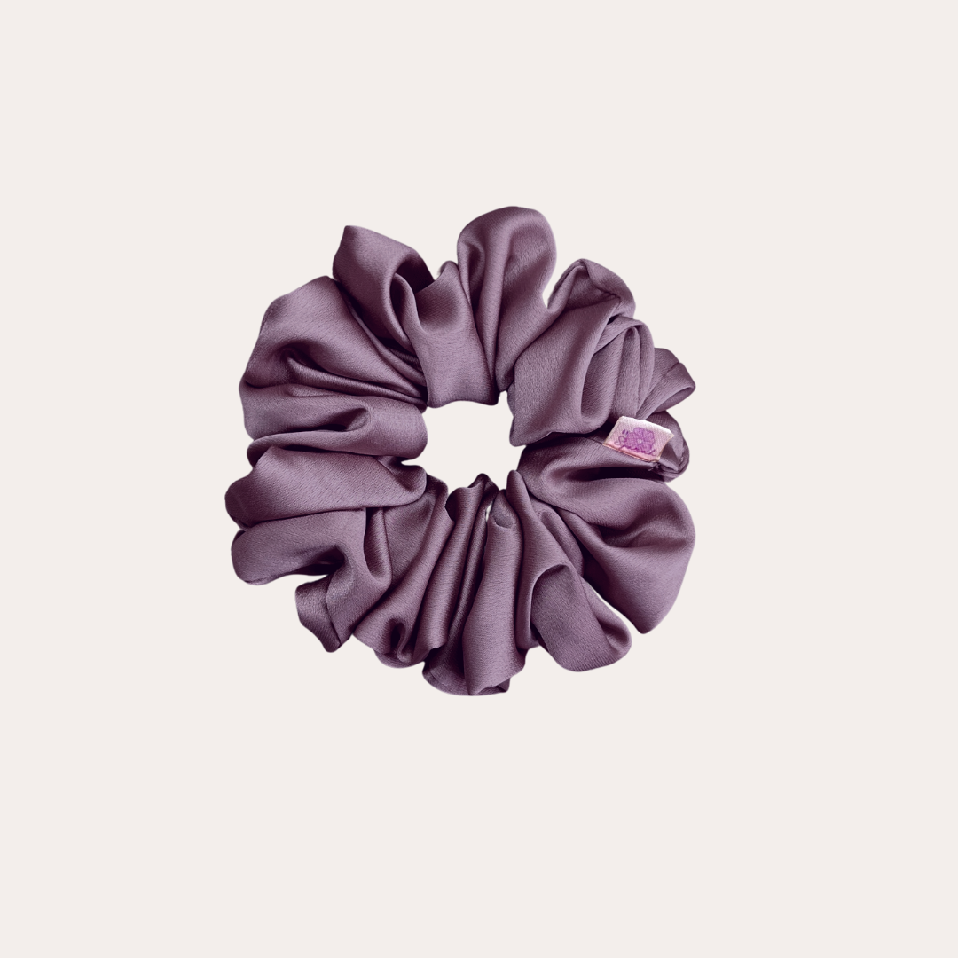 Satin Silk Scrunchie Set in Sophisticated